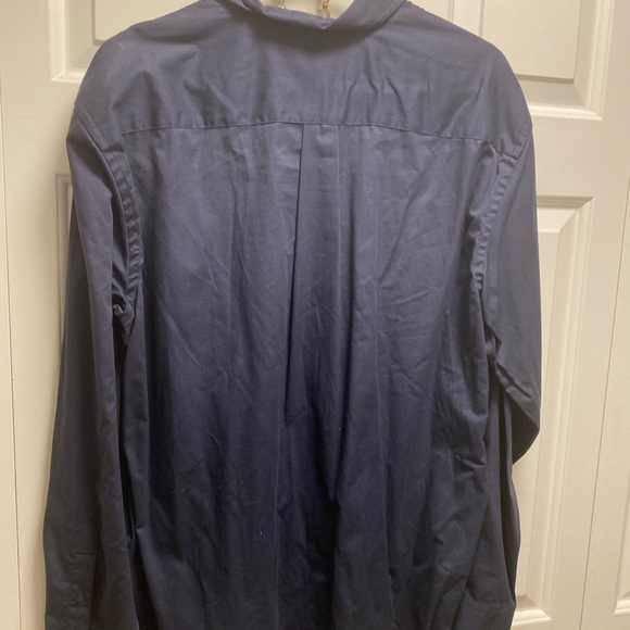 Dockers Tour Long Sleeve Shirt Button Up Pocket 100% Cotton Black Size XL(New) - Picture 6 of 14